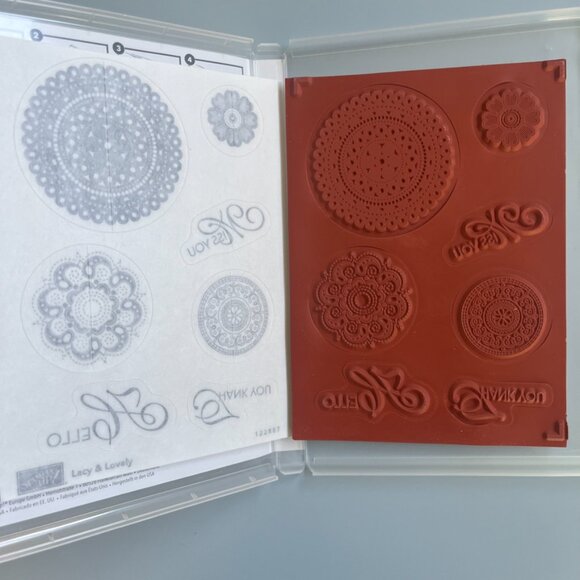 Stampin' Up! Lacy & Lovely Stamp Set 122887 - Picture 2 of 2